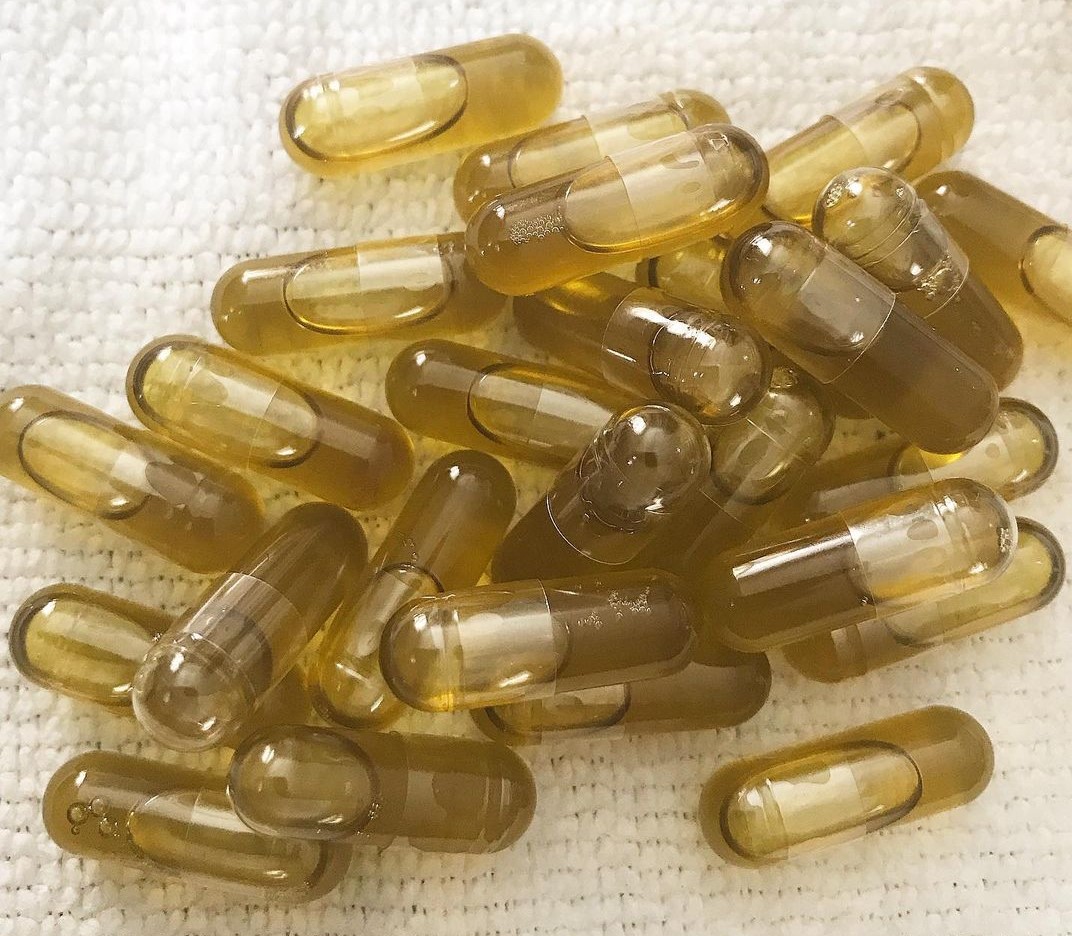 THC capsules 30mg each