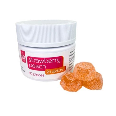 2:1 Strawberry Peach Chewable Troches 10m